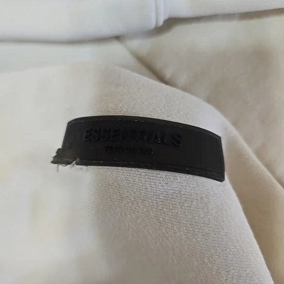 Fear of God Essentials Cream Hoodie Unisex Adult Size XS Some Flaws See Pics - Picture 8 of 14